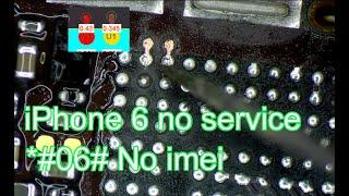 iPhone 6 / 6plus no imei on *#06#, No service , V1 U1 BASEBAND