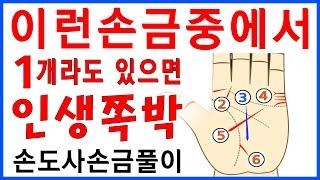 이런 손금중에서 1개라도 있으면 인생쪽박!!!  [손도사손금풀이 190번]