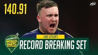 LUKE LITTLER'S RECORD BREAKING SET  2024/25 Paddy Power World Darts Championship