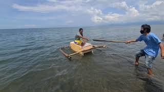 Improvise na bangka ng Manapa