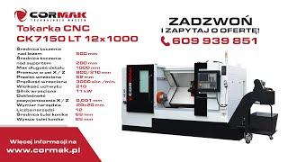 Tokarka do metalu CNC CORMAK CK7150 12x1000