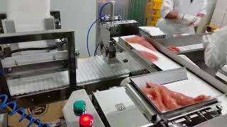 Fresh Meat Tray Feed Packing Machine-12 Head Linear Combination Weigher