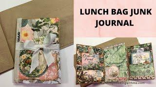 LUNCH BAG JUNK JOURNAL ~ GREAT CHRISTMAS GIFT