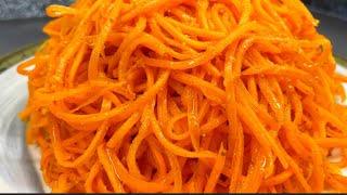 CARROT PO-KOREYSKI ZA 5 MINUTES. KAZAKH RECIPE. KOREAN CARROT SALAD