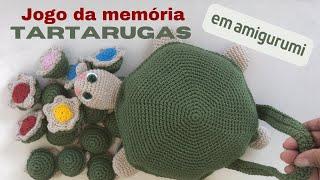 MEMORY GAME turtles in amigurumi | Débora Travasso