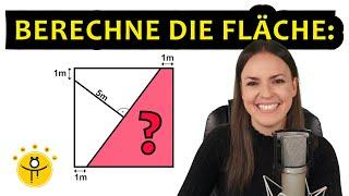 Mathe RÄTSEL Geometrie – Wie groß ist der Flächeninhalt?