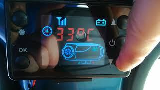 Chinese diesel heater, LCD controller- How to change mode, P- Hz to set thermostat temperature