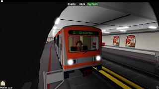 Riding 1th Generation train in new line 2 | Metro Transport Gameplay @TheGreekZeus @Roblox