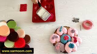 How to make mold candle with beeswax ingot? / آموزش ساخت شمع قالبی با شمش موم عسل