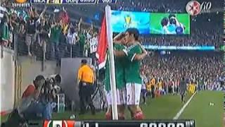 Golazo de Chicharito Hernandez Contra Guatemala Copa Oro 2011 televisa