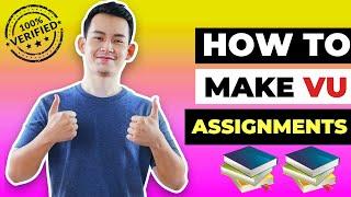 VU Assignmet Solution 2022 | VU Assignment Creation Method | VU Assignment Solution Making Method