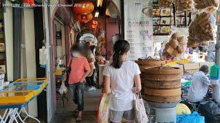 槟城亚依淡巴刹菜市美食街逛路边摊 Penang air hitam street food morning market food stalls