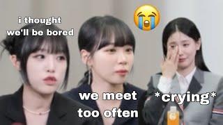 CHAEWON and YENA's opinion about being in the same show made MIYEON emotional..