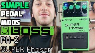 EASY MODS: Boss PH-2 Super Phaser (LEDs, LFO Disable/Pulsar & More)