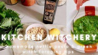 HOMEMADE NETTLE PESTO | GREEN WITCHCRAFT | FORAGING SAFELY | KITCHEN WITCH | EMILY'S TAROT MAGICK