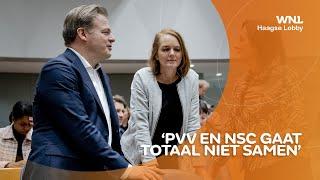 NSC is niet blij met samenwerking PVV, maar verkeert in 'existentiële doodsangst'