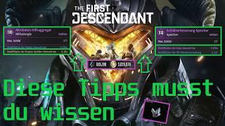 The First Descendant - 5 Tipps die DU wissen musst - Kuiper - Gold - Farmen - Leerenfragment