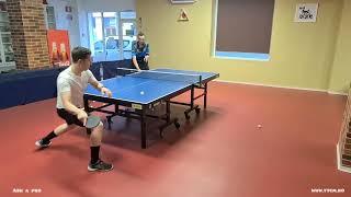 Antrenament tenis de masa (ping pong) | George Mirea | Amator dupa 40 ore | amateur after 40 hours