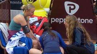 Anastasia Potapova calls for medical   Vs Veronika Kudermetova WTA Live Tennis Coverage