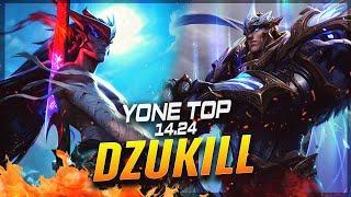 Dzukill - Yone vs Garen TOP Patch 14.24 - Grandmaster Yone Gameplay