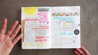 Hobonichi June Flip Through & Process