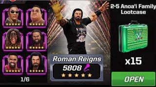 2-5 Anoa'i Family Lootcase Opening  WWE Mayhem