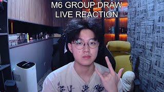 M6 GROUP DRAW LIVEE LETS GOOO