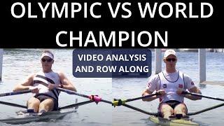 Drysdale style vs Borch style Olympic vs world champion show down, drills and row along - Henley