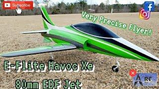 E-Flite Havoc Xe 80mm EDF Jet Maiden Flight & Review#rc #edf #rcplane