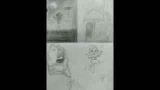 which one do you like most 1 2 3 or 4 #anime#art#1234#fairy#boywithmask#mermaid#girlholdingumberella