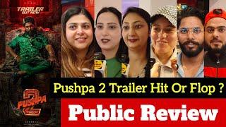 Pushpa 2 Trailer Review | Pushpa 2 Trailer Reaction | Pushpa 2 Trailer Public Talk #pushpa2 Review