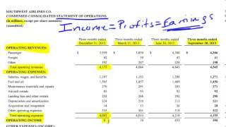 How to Read an Airline Income Statement - Part 1