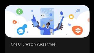 Samsung Galaxy Watch 4 Classic One Ui 5 Güncellemesi