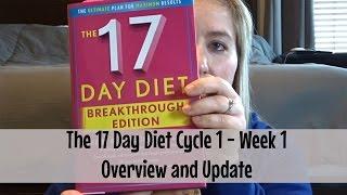 The 17 Day Diet | Cycle 1 Week 1 | Overview and Update | April 2017