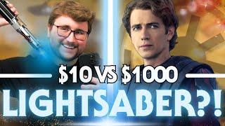 $10 Skywalker Lightsaber VS $1000 Skywalker Lightsaber! (@nsabers)