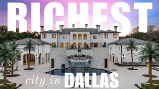 Touring THE RICHEST City in Dallas Fort Worth Texas!