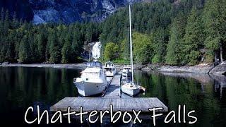 Sailing through Malibu Rapids to Chatterbox Falls BC