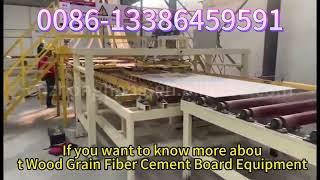 Flow-on Process Production Equipment/Fiber Cement Interior Wall Board Machine