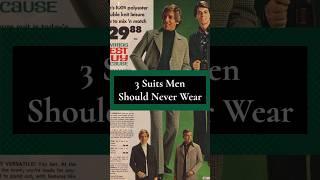 3 Suit Styles Men Should NEVER Wear!