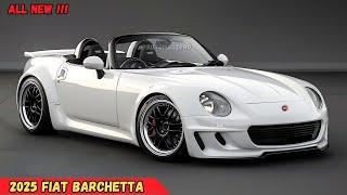 Treffen Sie die brandneue 2025 Fiat Barchetta: Stil, Geschwindigkeit und Eleganz!