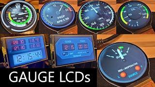 Round and Small LCDs for Flight Simulator, X-Plane and Prepar3D