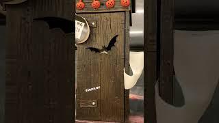 Big Lots Animated Halloween Outhouse with pop out mummy #shorts (phrase 7)