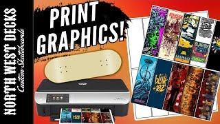 How To Print Fingerboard Graphics TUTORIAL + Template DL