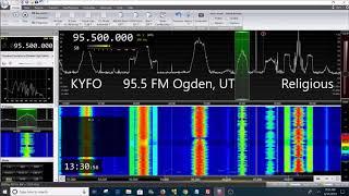 Salt Lake City, Utah broadcast band FM radio scan