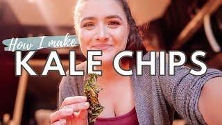 COOK WITH ME: How I make KALE CHIPS - my tips and tricks for this delicious healthy snack recipe!