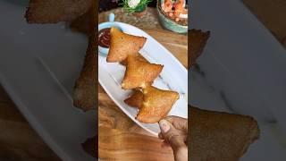 Crispy Bread Samosa #snacks #bread  #easyrecipe #instantrecipe #shorts #trending