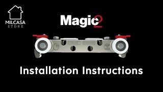 Milcasa Store - Magic 2 Sliding Door System Installation Instructions - Video instructions