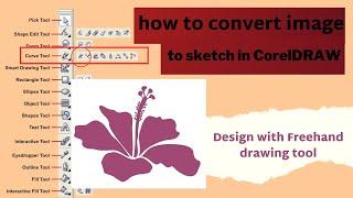 How to convert image to sketch in CorelDRAW?