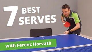 7 most effective table tennis serves (with Ferenc Horvath)