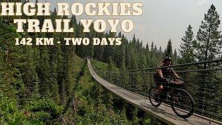 High Rockies Trail Yoyo! A 142km mountain bike ride in Canmore, Alberta.